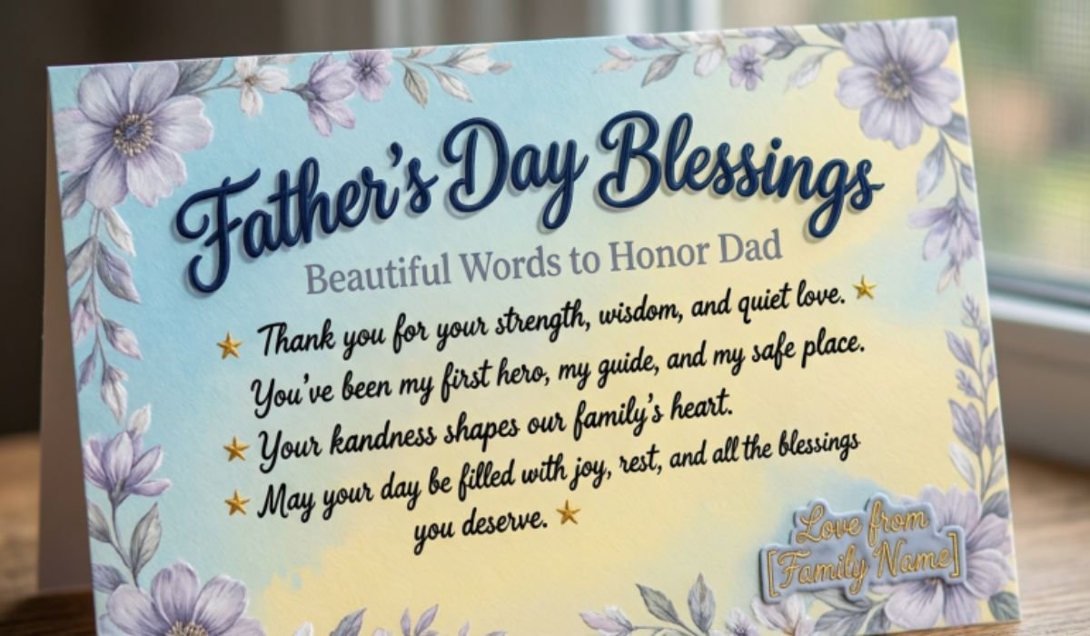 Father Day Blessings