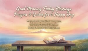 Good Morning Friday Blessings