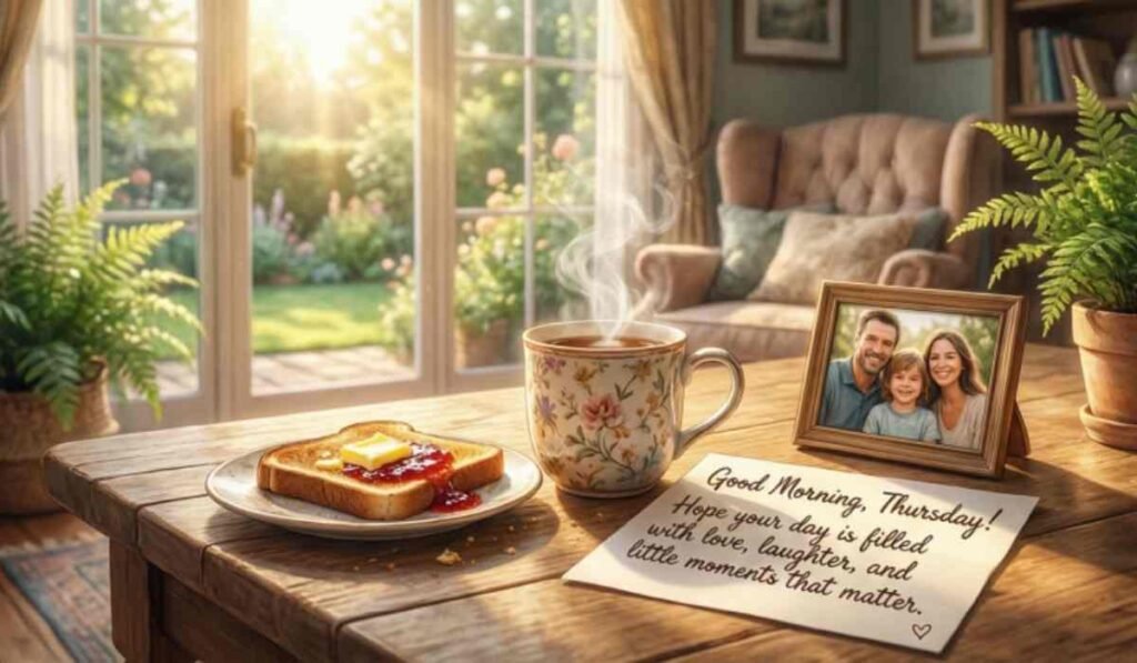 Good Morning Thursday Wishes for Family