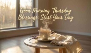 Good Morning Thursday Blessings
