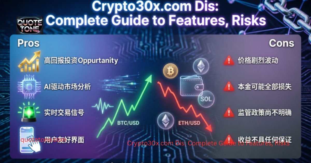 Crypto30x.com Dis: Complete Guide to Features, Risks