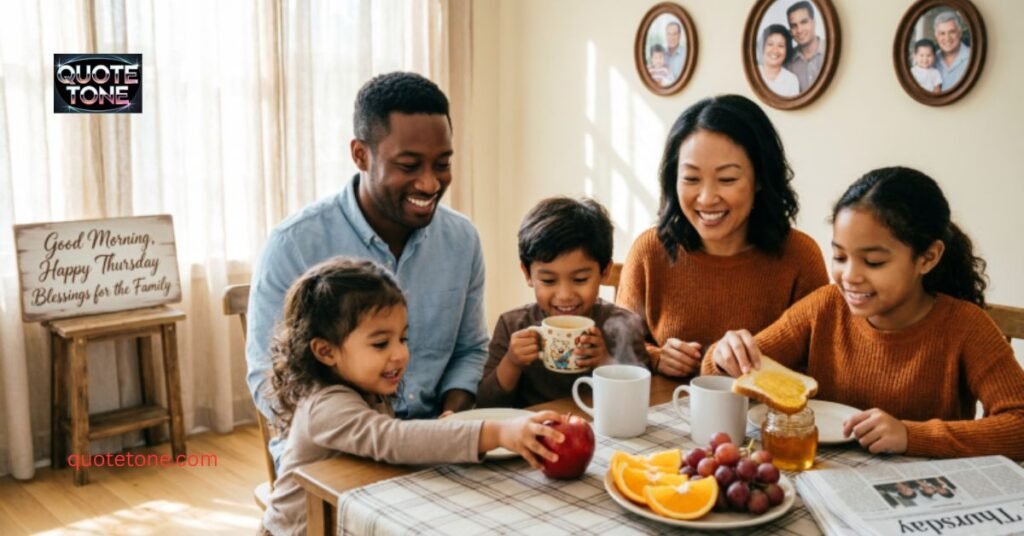 Good Morning, Happy Thursday Blessings for the Family