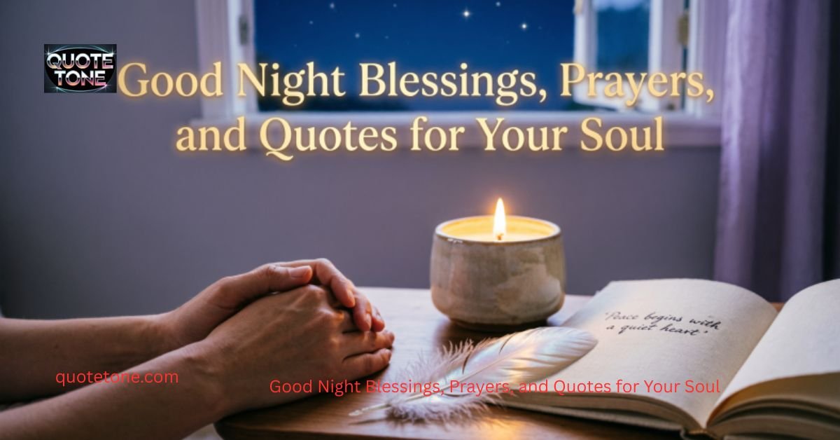 Good Night Blessings, Prayers, and Quotes for Your Soul