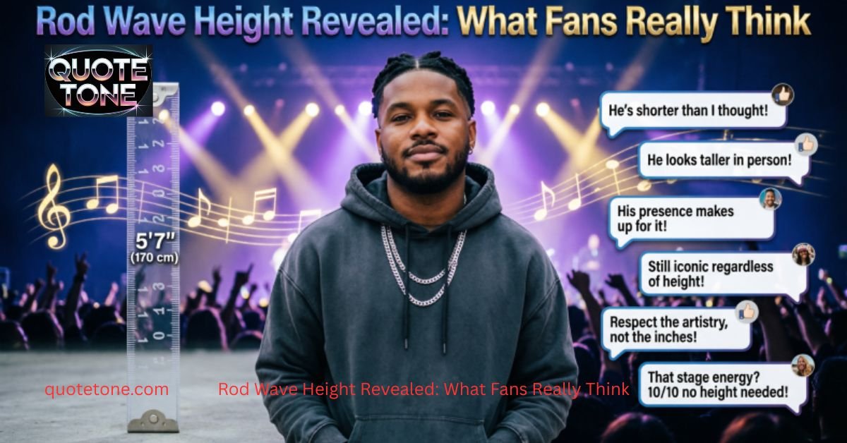 Rod Wave Height Revealed: What Fans Really Think