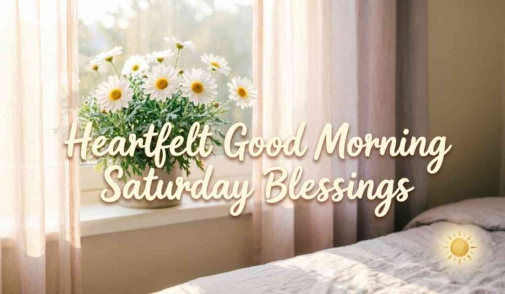 Heartfelt Good Morning Saturday Blessings Message