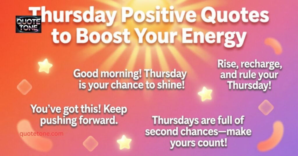 Thursday Positive Quotes to Boost Your Energy