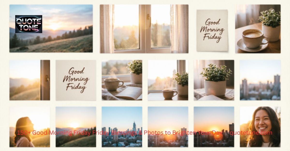 150+ Good Morning Friday Friday Blessings & Photos to Brighten Your Day