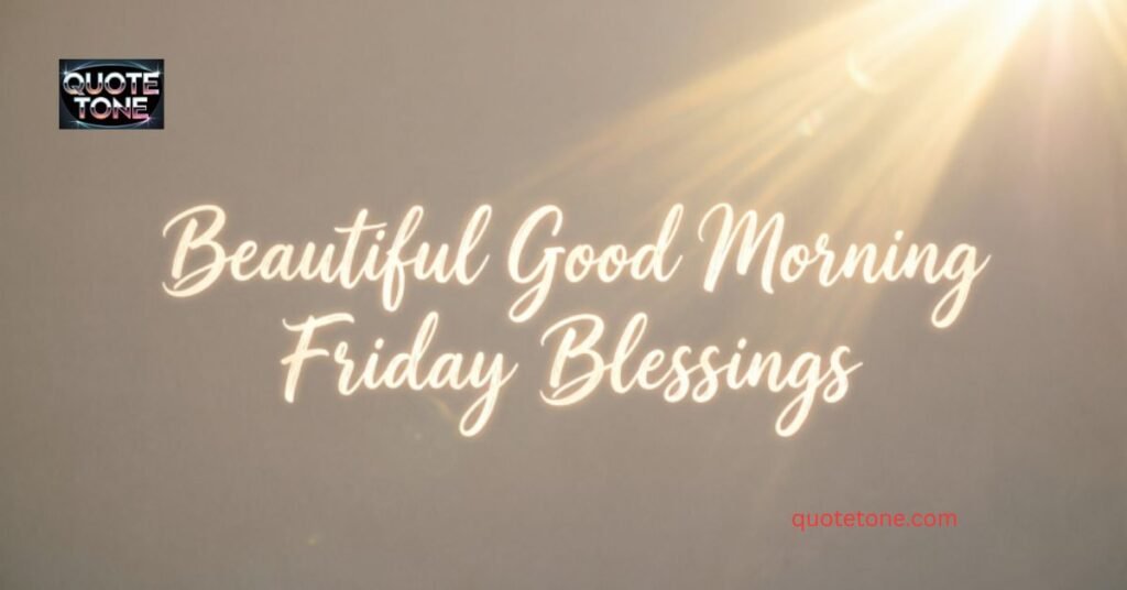 Beautiful good morning friday blessings