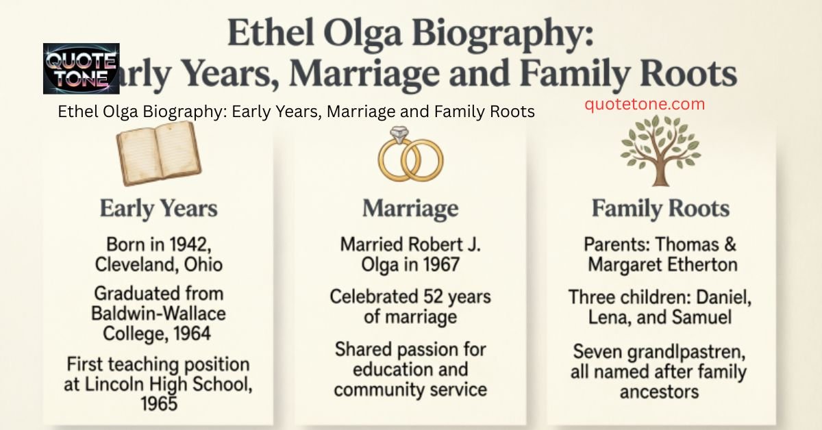 Ethel Olga Biography: Early Years, Marriage and Family Roots