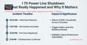 I 75 Power Line Shutdown: What Really Happened and Why It Matters